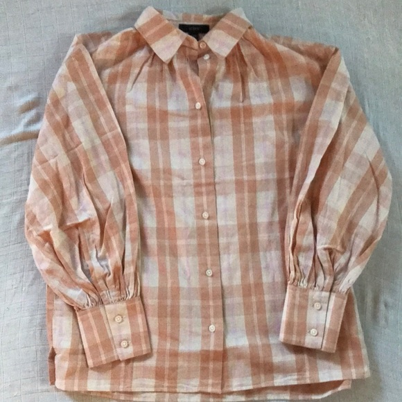J. Crew soft flannel fall button down xs NWT - Picture 1 of 6